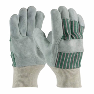 Gant de travail haute performance en cuir de vachette pleine fleur et tissu de coton pour le dos, avec logo personnalisable - Product Image 1