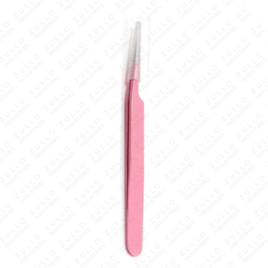 Wholesale Stainless Steel Eyelash Tweezers for Women Precision Pointed Tip Comfortable Grip Lash Extension <b>Tool</b> Custom Logo - Product Image 4