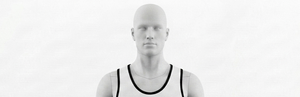 Men's White <b>Mesh</b> Tank Top Round Neck Sleeveless Breathable Regular Fit All Seasons 100% Polyester Solid Color Basketball Apparel - Product Image 4
