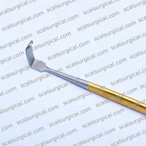 Retractor Senn Miller de 16 cm (6 Pulgadas), Retractor de Piel de Doble Extremo, Afilado y con 3 Puntas, Instrumento Quirúrgico - Product Image 3