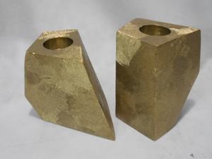 Nouveaux bougeoirs coniques dorés bougeoirs bougeoirs Table bougeoirs décoratifs pour Table mariage salle à manger - Product Image 3