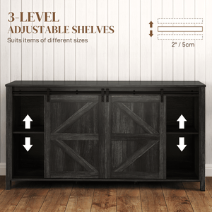 Buffet de style scandinave de luxe écologique pour salle à manger, cuisine, entrée de ferme et rangement en sous-sol - Product Image 6