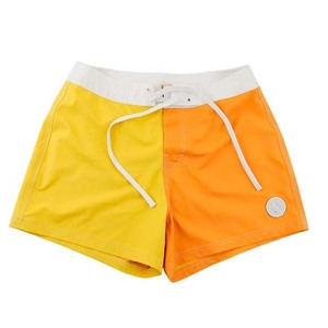 Yellow Orange Quick Dry Drawstring Casual Sport Shorts Men's Sporty Breathable Running Shorts Loose Outdoor Training - Product Image 1