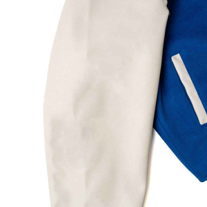 NEW Customized Royal Blue White Sporty Stand Varsity <b>Jacket</b> OEMODM Letterman <b>Baseball</b> Bomber Unisex Streetwear Custom Logos - Product Image 4