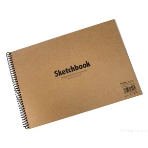 Cuaderno de bocetos con anillo de 40 hojas Kraft - Product Image 1