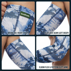 Servicio OEM Mangas de Brazo Unisex de Textura Suave, Cobertura Completa, Costuras Reforzadas, Ligeras y Personalizables - Product Image 4