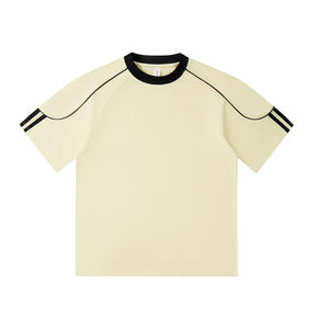 T-shirt Premium pour Homme en Mélange Coton/Polyester Anti-boulochage Séchage Rapide Écologique Respirant Tissu 220g Coupe Classique Manches Courtes - Product Image 6