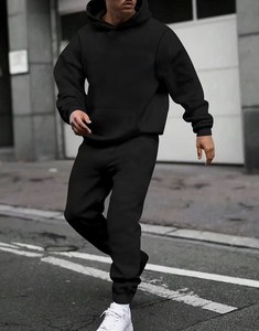 Ensemble de sweats à capuche décontractés pour homme automne-hiver, avec poches, veste décontractée légère, pull à capuche athlétique pour homme - Product Image 1