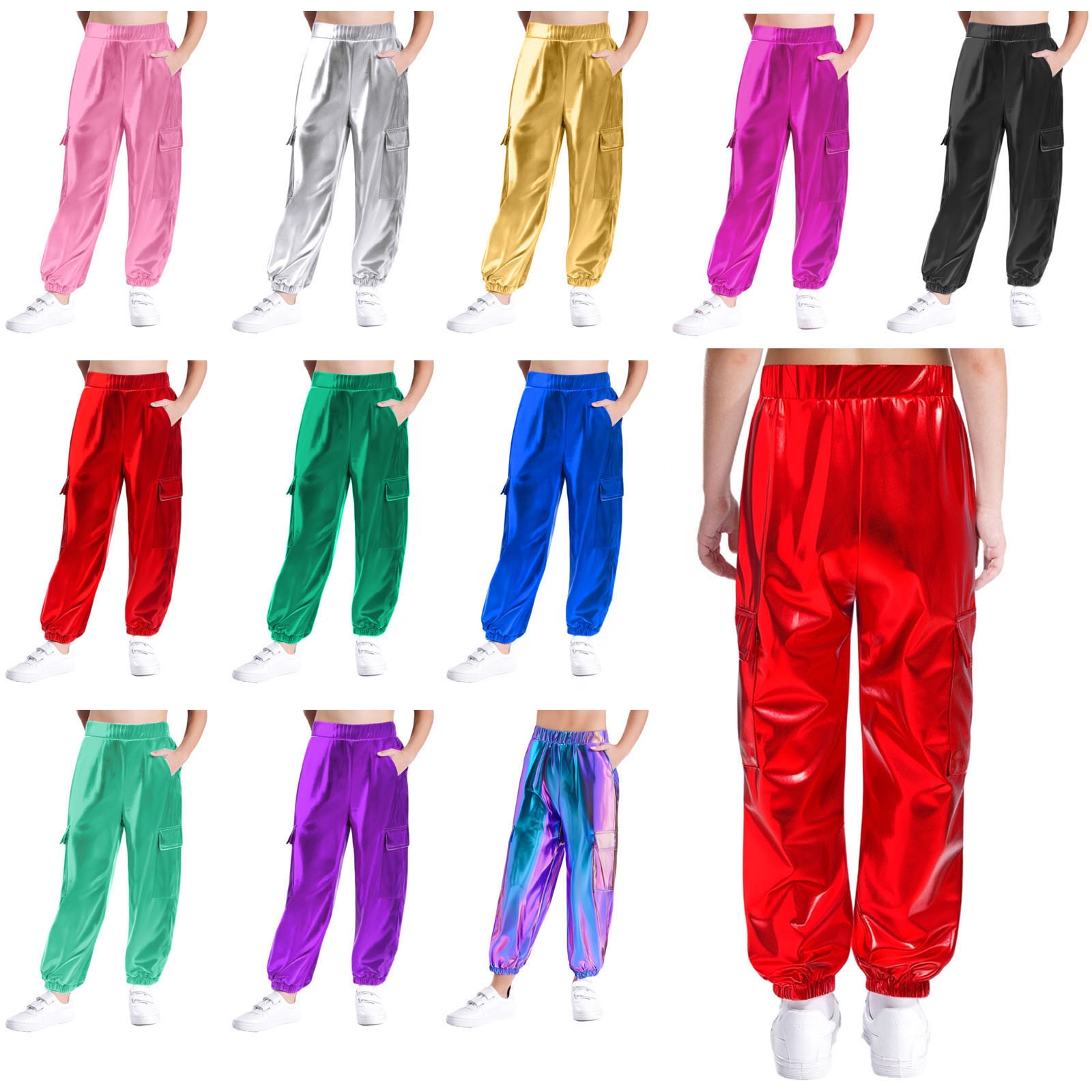 Hip Hop Trousers for Girls 2025 New Design High Waist