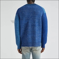Top-Trend Damen Herbst Europäische Lässige Atmungsaktive Gestrickte Langarm-Bluse mit V-Ausschnitt aus 100% Bambusfaser Tiki Taka