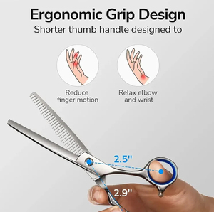 Tijeras de Peluquería Dobles de Acero Inoxidable Japonés de Alta Precisión para Desbastar, para Diestros, las Más Vendidas - Product Image 5