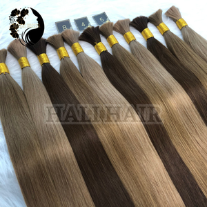 Extensiones humanas de estilo recto vietnamita Remy 100% a granel de alta calidad suave sedoso sin enredos doble Super doble teñido - Product Image 6