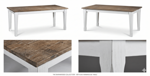 Mesa de Comedor Convertible de Madera de Teca Sólida, Ecológica y Duradera, Acabado Natural, Diseño Moderno de Mediados de Siglo, para Cafeterías y Tiendas - Product Image 5
