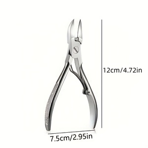 Coupe-ongles professionnel en acier inoxydable, coupe-ongles incurvé pour doigts et orteils, coupe-ongles incurvé tranchant - Product Image 5