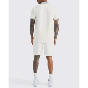 Men's Cotton Polo Shirt Custom Logo Short Sleeves Casual Golf Polo T-Shirt - Product Image 2