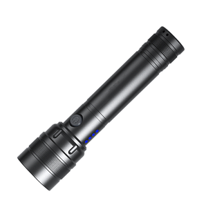 CITICITY Portable Tactical <b>LED</b> <b>Rechargeable</b> Flashlight 3 Modes 1000 Lumen for Camping Outdoors & Home Use Battery - Product Image 1