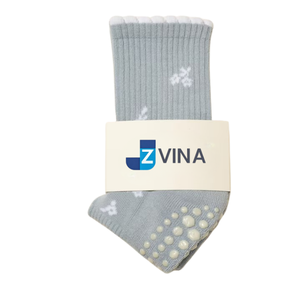 Custom Pilates Socks Wholesale Non <b>Slip</b> Grip Socks for Women Pilates Studio Cotton Yoga Socks with Logo Low MOQ - Product Image 2