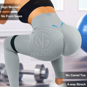 Women's <b>Scrunch</b> Butt <b>Leggings</b> Fitness Wear Workout Activewear Elastic Waist Seamless Lightweight Spandex/Polyester Quick Dry - Product Image 4