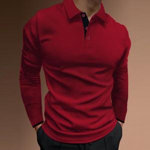 เสื้อโปโลชาย ผ้าคอตตอนผสม แขนสั้น ทรงคลาสสิก รับทำโลโก้ รับผลิตแบบ OEM ODM ขายส่งจากโรงงาน - Product Image 2