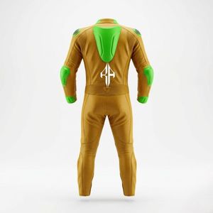 ชุดหนังขี่มอเตอร์ไซค์ผู้ชาย รุ่นล่าสุด ชุดแข่งหนังแท้สำหรับฤดูหนาว ออกแบบคุณภาพพรีเมียมตามสั่ง - Product Image 3