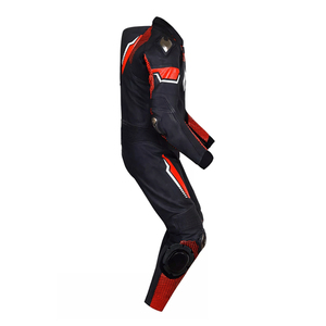 Traje de Motocicleta de Cuero Vacuno Genuino de Alta Gama para Hombre y Mujer, Diseño Personalizado de Una o Dos Piezas, Gran Venta - Product Image 3