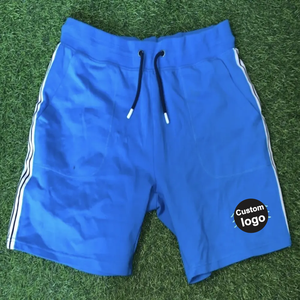 Conjunto azul completo de verano de 2 piezas: camiseta de manga corta y pantalones cortos, conjunto elegante para entrenamiento y ejercicio. - Product Image 6