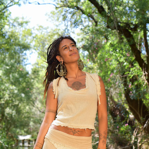 Lace Up <b>Back</b> Boho Cotton Crop Top Fairy Festival Top Lightweight Summer Clothing for Summer Outfits and Festival Wear - Product Image 1