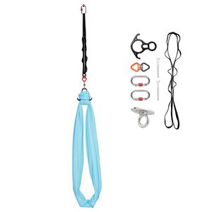 Amaca Portatile per Yoga Aereo, Carico Massimo 300 Libbre, Altalena in Seta con Corda in Nylon e Borsa con Cerniera in PE, per Ginnastica e Yoga Aereo - Product Image 1