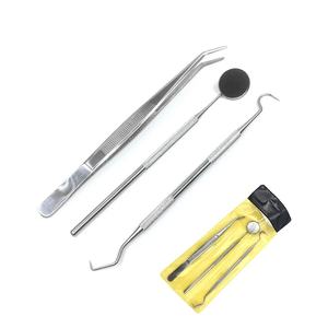 Kit de Examen Dental Premium para Estudiantes, Set de Diagnóstico de Acero Inoxidable, Espejo Antivaho, Sonda Exploradora, Instrumentos - Product Image 1