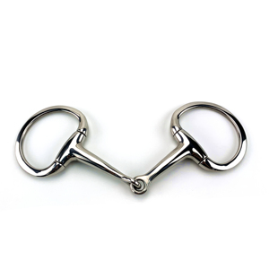 Equipo para Caballos de Uso Prolongado, Productos Ecuestres de Acero Inoxidable, Color Plateado, Impresión Láser OEM, Bocados Eggbutt - Product Image 6