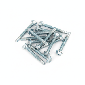 Premium Carbon Steel Hex Washer Head Self-Drilling <b>Screws</b> (Metric/Inch) Zinc Coated Class 8 Heavy Duty Corrosion Resistant PDC - Product Image 1