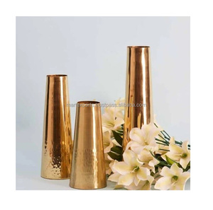 แจกันดอกไม้ทำจากโลหะอุปกรณ์ตกแต่งบ้านสมัยใหม่กระถางต้นไม้ยอดนิยมสำหรับห้องนั่งเล่นและงานแต่งงาน - Product Image 4