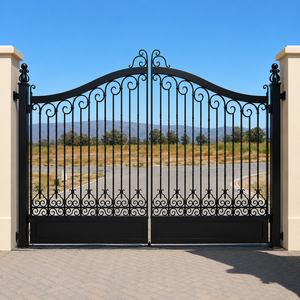 Encuentre exquisitas puertas ornamentales de hierro forjado elaboradas por maestros artesanos para mejorar la seguridad y la apariencia de lujo de su entrada. - Product Image 1