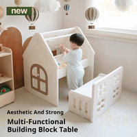 Ensemble table et chaise pour enfants OEM, hauteur réglable, design ergonomique pour les activités d'apprentissage des tout-petits, mobilier de classe préscolaire