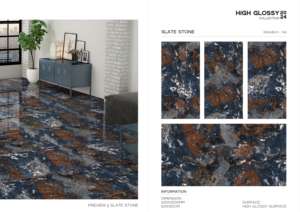 Azulejo de Porcelana Pulido de Lujo con Acabado Brillante, Formato Grande 600x1200, para Paredes y Pisos, Diseño Moderno para Interiores y Exteriores - Product Image 2