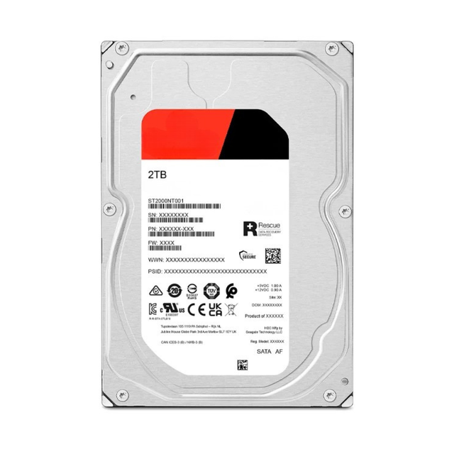 2TB Internal NAS HDD ST2000NT001 3.5" SATA 6Gb/s 7200RPM 256MB Cache High Capacity Security DVR NVR Desktop Storage Hard Drive