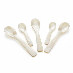 Mother of Pearl Spoon Bulk Handmade Natural <b>Shell</b> Tableware for Hotel Dining and Restaurant Supply OEM Manufacturer - Product Image 1