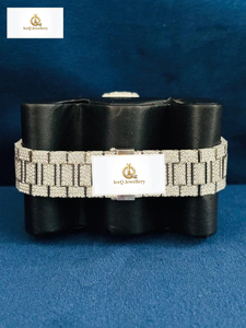 Sparkling Moissanite Diamond Iced Out Hip Hop Wristwatch for Men Luxury VVS Bling Fashion <b>Watch</b> For Wholesale Purchase - Product Image 4