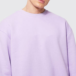 Sweat-shirt décontracté pour homme, design personnalisé 2026, fabrication OEM, col rond, manches longues, en coton uni - Product Image 5