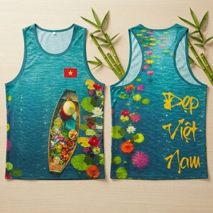 Custom Runner Tank Top OEM ODM Wholesale Quick Dry <b>Running</b> <b>Singlet</b> Manufacturer - Product Image 5