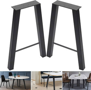 Capuchons de jambes de chaise en acier inoxydable transparents de qualité supérieure avec caractéristiques antivibrations et antidérapantes pour meubles en métal industriel - Product Image 4