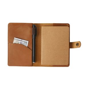 Men's Handmade Genuine Leather Vintage Open Closure RFID Blocking Card <b>Holder</b> Wallet with Custom Logo-Wholesale - Product Image 2