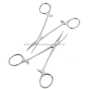Hand Tool Mosquito Forcep Steel Manual Pet Hair Clamp Fishing Locking Pliers <b>Epilation</b> Tools Curved Straight Tip 12.5 16 18cm - Product Image 2
