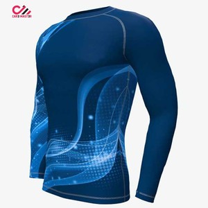 New Unique Design High Quality Men MMA Rash Guard 100% Cotton Quick Dry <b>Compression</b> Sale Best Selling Wholesale Price - Product Image 3
