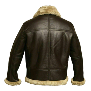 Wholesale Men Genuine Premium Leather Slim Fit Biker Style Winter Fashion Motorcycle <b>Jacket</b> Windproof <b>Waterproof</b> Sheep Stand - Product Image 3