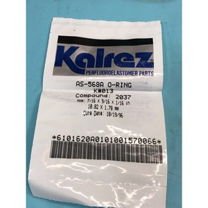 Kalrez AS-568A O-RING K #013, สารประกอบ: 2037-อุปกรณ์เซมิคอนดักเตอร์มรดกระดับโลกที่ - Product Image 1