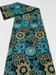 Tela africana de primera calidad con estampado de cera de Senegal, 100% algodón, para costura de moda, textil de cera holandesa - Product Image 6