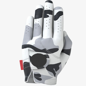 Guantes de Golf Deportivos Blancos con Camuflaje, Cuero Cabretta Premium, Transpirables, Antideslizantes, Suaves, Flexibles, de Alto Rendimiento, para Hombre, con Agarre de Gancho - Product Image 1