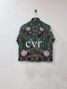 Embroidered Women's Uzbek Outerwear <b>Coat</b> Handmade Eco-Friendly Velvet Suzani Winter Boho Luxury <b>Coat</b> for Party Wear - Product Image 4