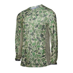 Camisas de Pesca Personalizadas, Impermeables, Antibacterianas, de Manga Larga con Capucha, Protección Solar UPF 50, Ligeras, al por Mayor - Product Image 1